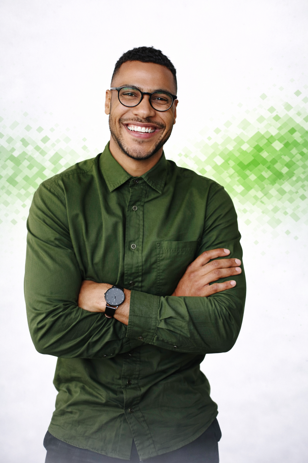 Banker personality type - thoughtful professional representing knowledge and fairness